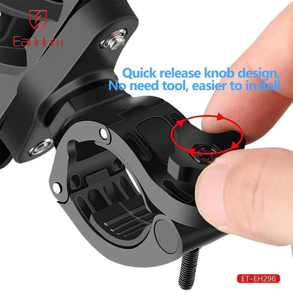 Earldom Universal Cup Holder with Adjustable Clamp – Bicycle, Motorcycle & Scooter