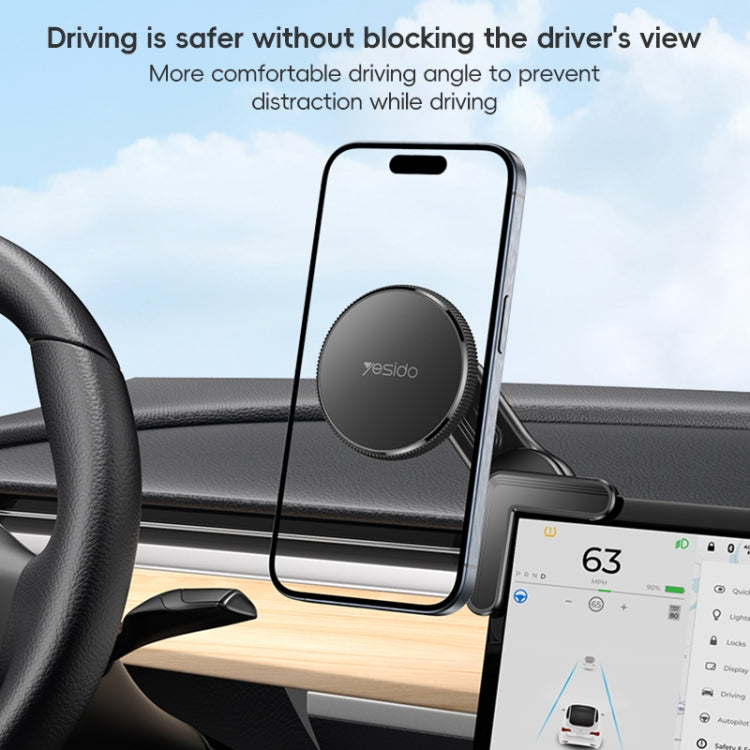 YESIDO C213 MagSafe Clip-On Car Mount for Floating Screens