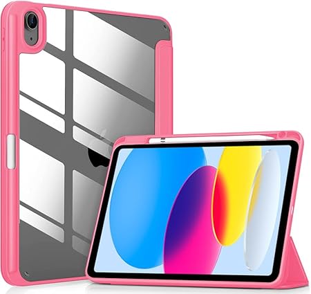 Smart Case with Pen Slot Folding Cover for iPad 10th Generation (10.9", 2022) / iPad 11th Generation (10.9", 2025, A16)