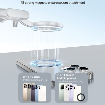 YESIDO C332 Neckband Bracket Anti Shake Foldable Magnetic Stand for Smartphone Action Camera