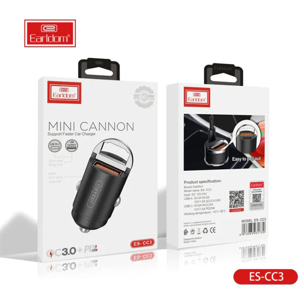 Earldom CC3 QC Dual USB Car Charger