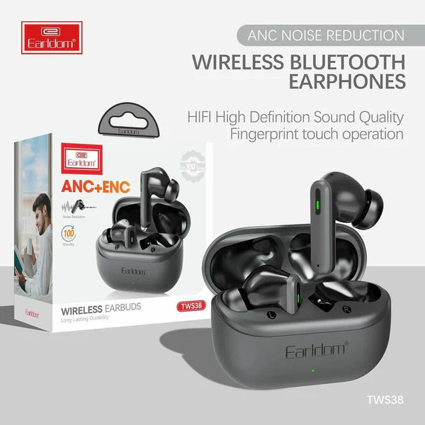 Earldom TWS38 Bluetooth Noise Cancelling Earphones