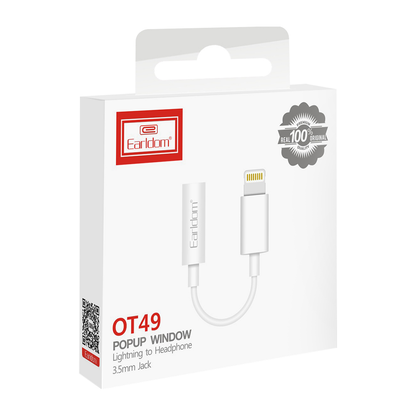 Earldom ET-OT49 Lightning to 3.5mm Adapter
