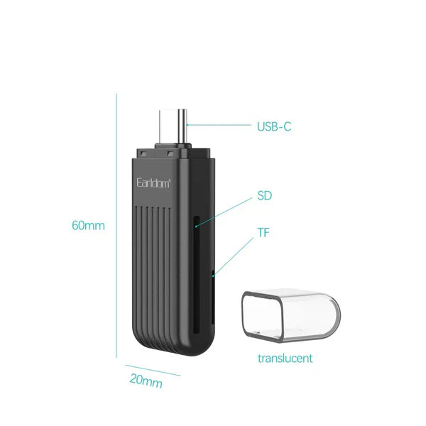Earldom ET-OT97 USB-C OTG Card Reader