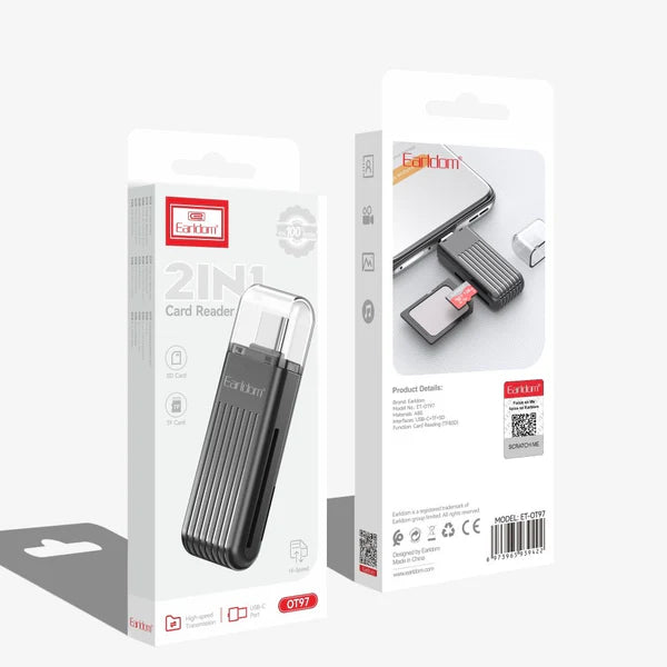 Earldom ET-OT97 USB-C OTG Card Reader