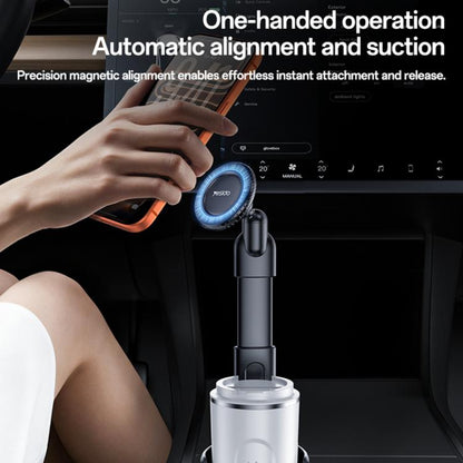 Yesido C230 Magnetic Car Mount Cup Holder Base with Card Slot – Black