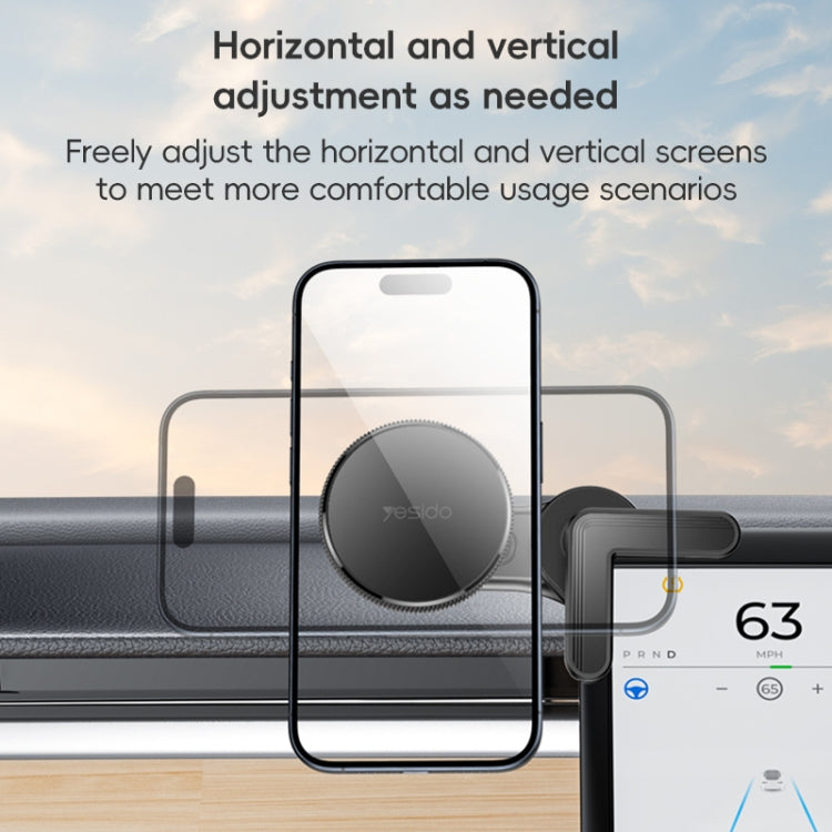 YESIDO C213 MagSafe Clip-On Car Mount for Floating Screens