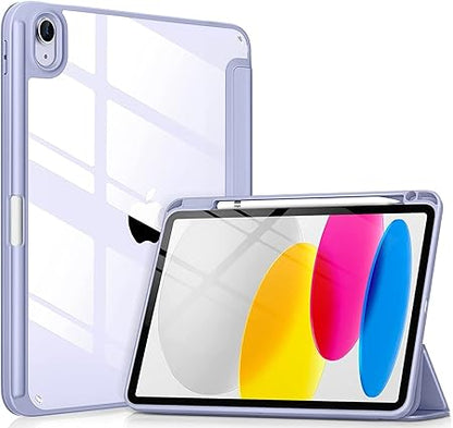 Smart Case with Pen Slot Folding Cover for iPad 10th Generation (10.9", 2022) / iPad 11th Generation (10.9", 2025, A16)