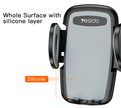 Yesido C108 Auto Clamp Car Mount – Easy Grip & Secure Hold