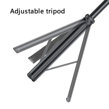 YESIDO SF17 Metal Selfie Stick Tripod with Remote – Retractable Phone & Camera Stand (Black)