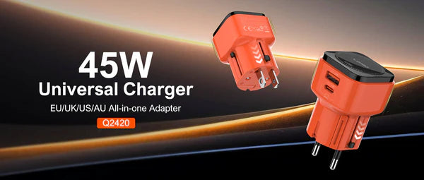 Ldnio Q2420 45W Ultra-Fast Charging Global Universal Adapter Charger