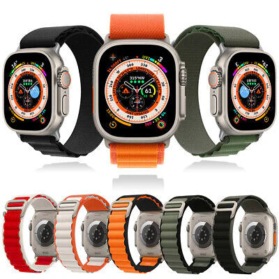 For Apple Watch Series 8 7 6 5 SE Ultra 49/44/45/42mm Alpine Loop Nylon Band Strap