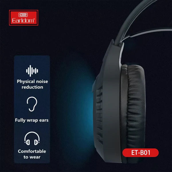 Earldom B01 Wired Gaming Headset for PC & Console