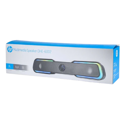HP DHE-6002 RGB Soundbar Speaker 3.5mm USB Powered