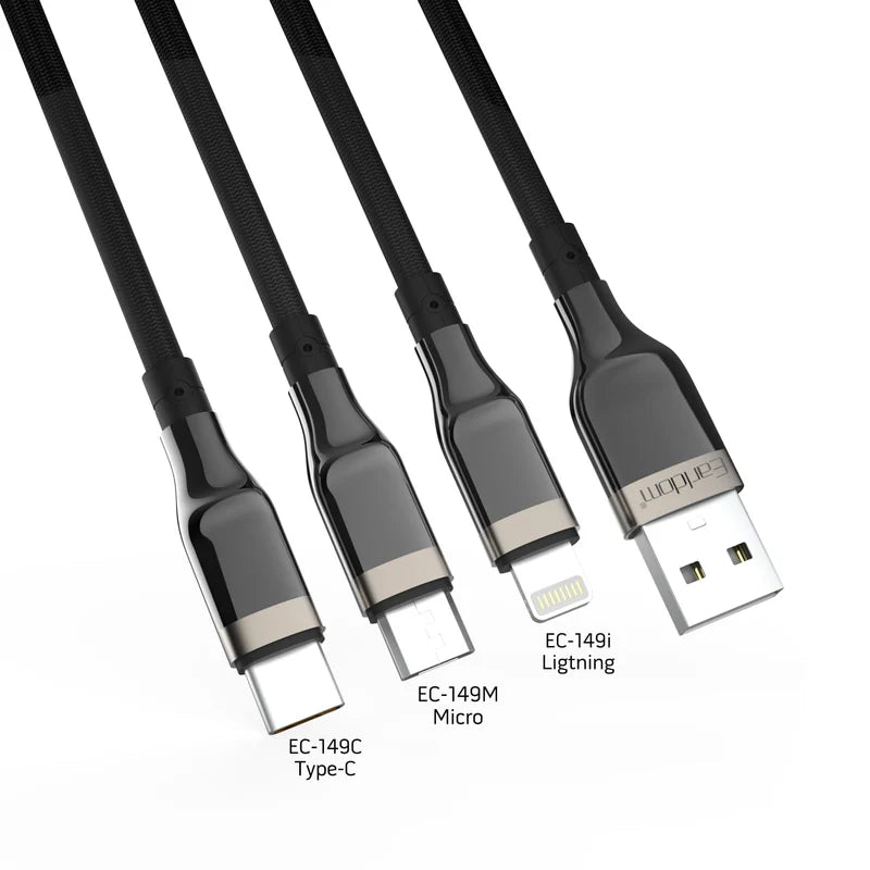 Earldom® EC149 Fast Charge Cable 5A (Black)