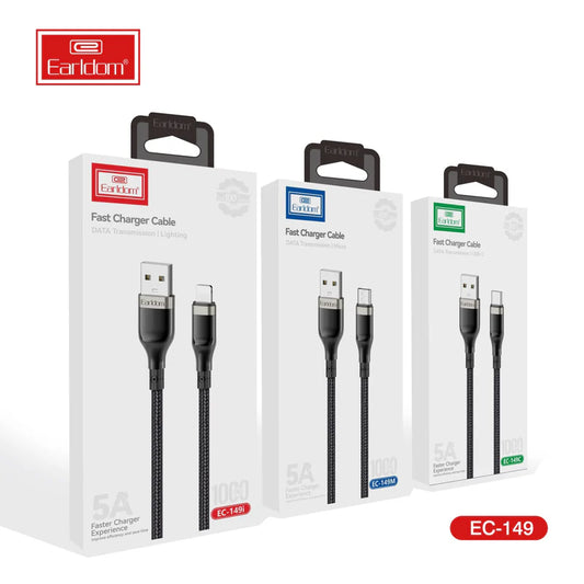 Earldom® EC149 Fast Charge Cable 5A (Black)