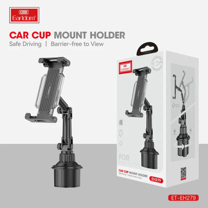 Earldom Car Cup Holder Stand for Mobile & Tablet 4.7"–13" – EH279