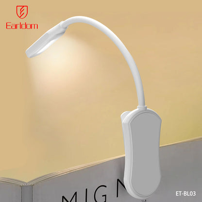 Earldom Portable LED Book Light with Clip