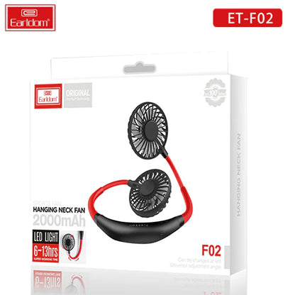 Earldom F02 Portable Hanging Neck Fan