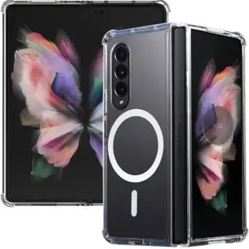 Clear Magnetic MagSafe Case – Shockproof Protection for Galaxy Z Fold & Flip Series