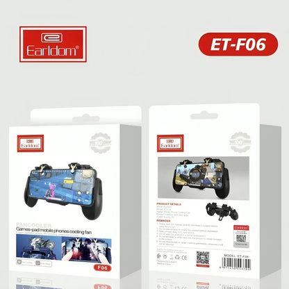 Mobile Gamepad Controller with Cooling Fan Wireless Gaming Kuwait - Earldom F06