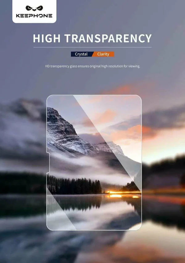 KEEPHONE Optic Clear Protective Glass for iPad 11 Air & 11 Pro (2024) and iPad 13 Air & 13 Pro (2024)