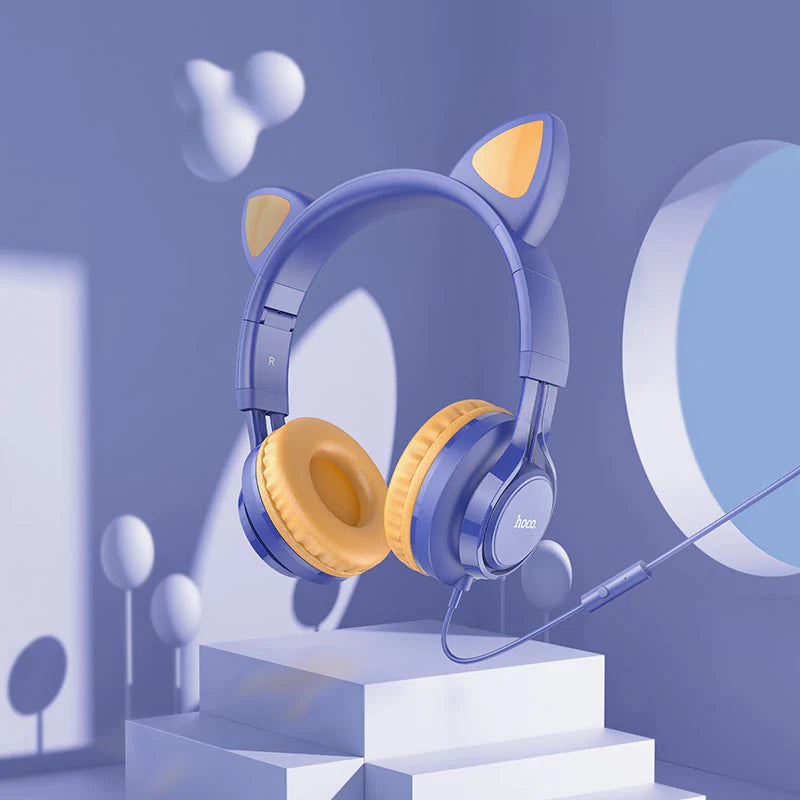 Hoco Cat Ear Headphones with Mic W36