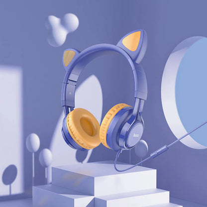 Hoco Cat Ear Headphones with Mic W36