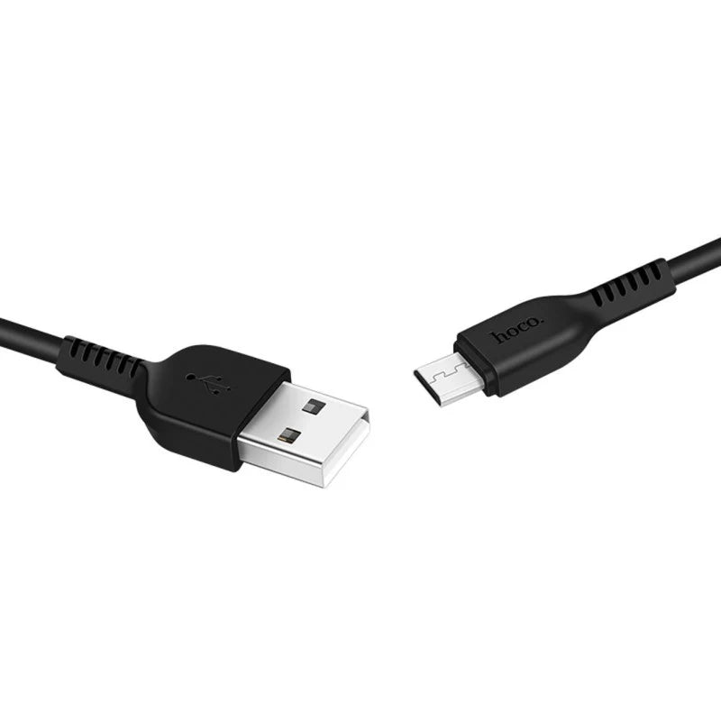 HOCO X20 Flash Micro-USB Charging 2M Cable Black