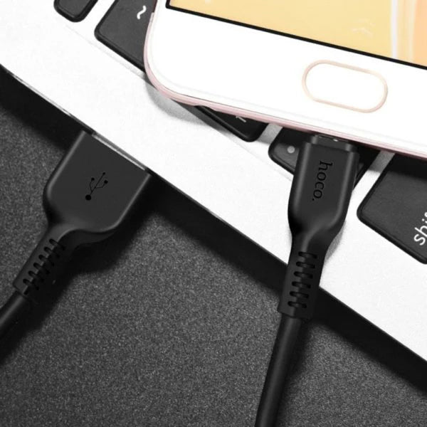 HOCO X20 Flash Micro-USB Charging 2M Cable Black