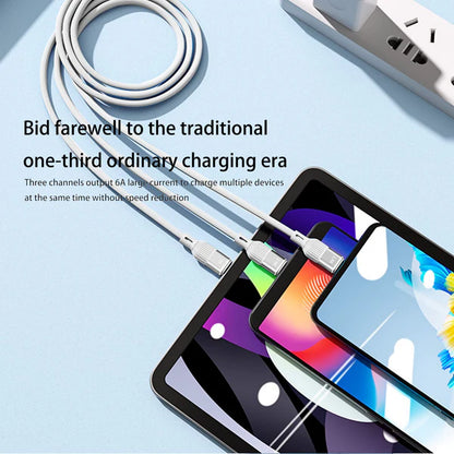 Earldom IMC026 Universal 3-in-1 PD Fast Charge Cable – White