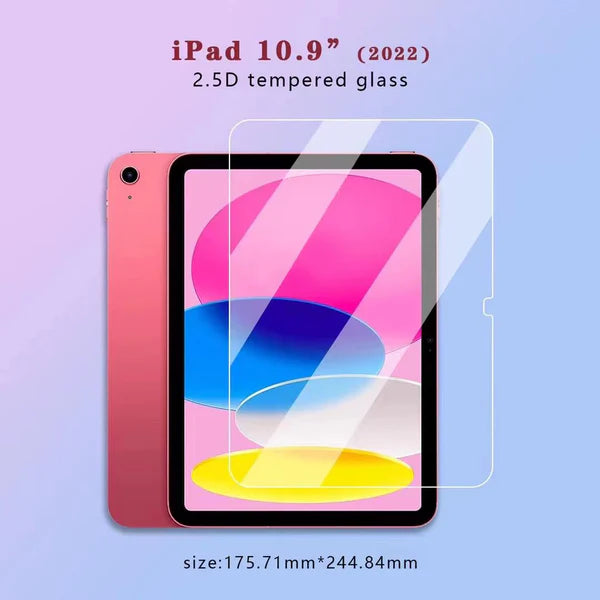 Premium Tempered Glass for iPad 11th Generation (10.9", 2025, A16) / iPad 10th Generation (10.9", 2022)