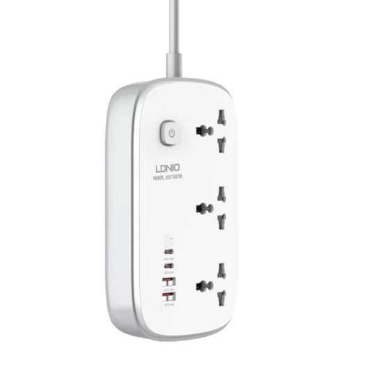 LDNIO 3 AC Outlets 4 USB Power Strip SC3416