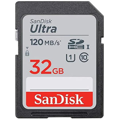 SanDisk Ultra 32GB SDHC UHS-I SD Card – Class 10 Camera Storage
