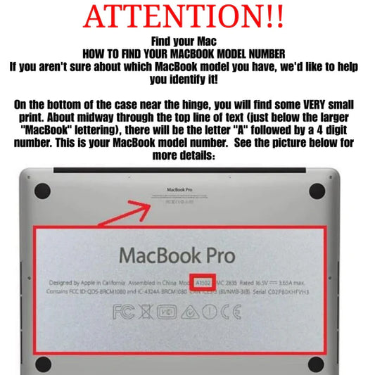 Leather Shell Case For MacBook Air / Pro