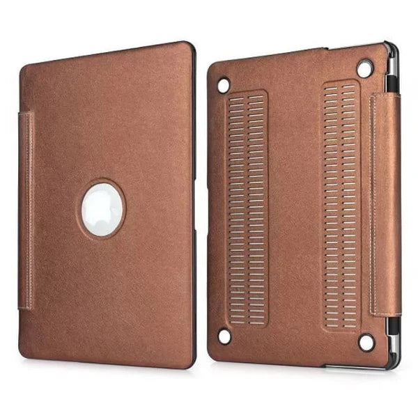 Leather Shell Case For MacBook Air / Pro