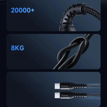 Mcdodo CA-564 USB-C to USB-C Cable – Premium Reinforced Fast Charging