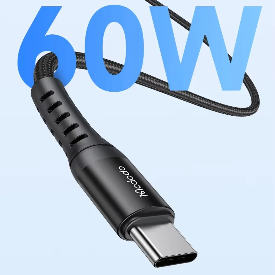 Mcdodo CA-564 USB-C to USB-C Cable – Premium Reinforced Fast Charging
