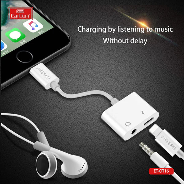 Earldom ET-OT16 iPhone Audio & Charging Converter