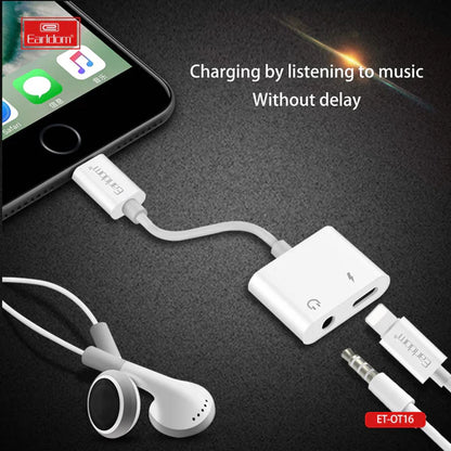 Earldom ET-OT16 iPhone Audio & Charging Converter