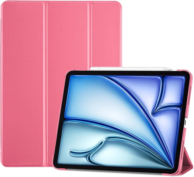 Smart Case for iPad Air 11-inch M4 (2026, 8th Gen) / M3 (2025) / M2 (2024) & 10.9 Inch iPad Air 5th (2022) & 4th (2020) – Protective Hard Back Cover with Auto Sleep/Wake