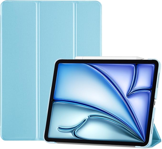 Smart Case for iPad Air 11-inch M4 (2026, 8th Gen) / M3 (2025) / M2 (2024) & 10.9 Inch iPad Air 5th (2022) & 4th (2020) – Protective Hard Back Cover with Auto Sleep/Wake