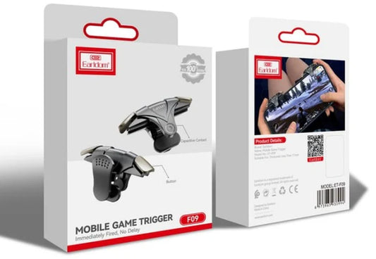 4-Finger Mobile Game Trigger Wireless Aim Controller iOS Android Kuwait - Earldom F09