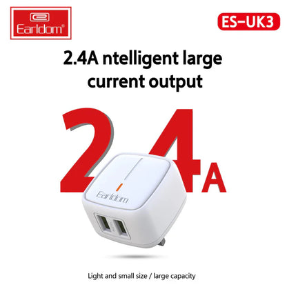 Earldom® UK3 Dual USB Charger