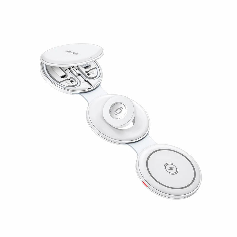 Yesido 5 in 1 Foldable Wireless Charger for Phone / Watch / Earphone DS29