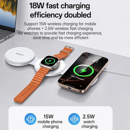 Yesido 5 in 1 Foldable Wireless Charger for Phone / Watch / Earphone DS29