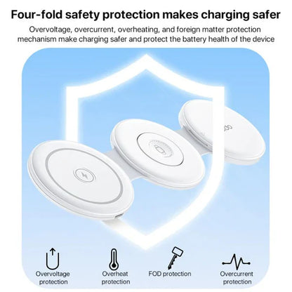 Yesido 5 in 1 Foldable Wireless Charger for Phone / Watch / Earphone DS29