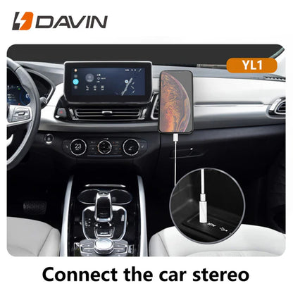 DAVIN YL1 Lightning to 3.5mm Aux Cable – White