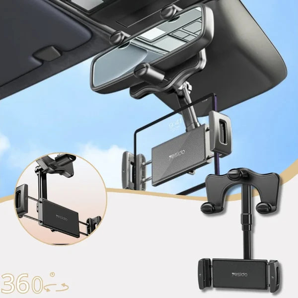 Yesido Adjustable Rotating Car Mirror Phone Holder C196