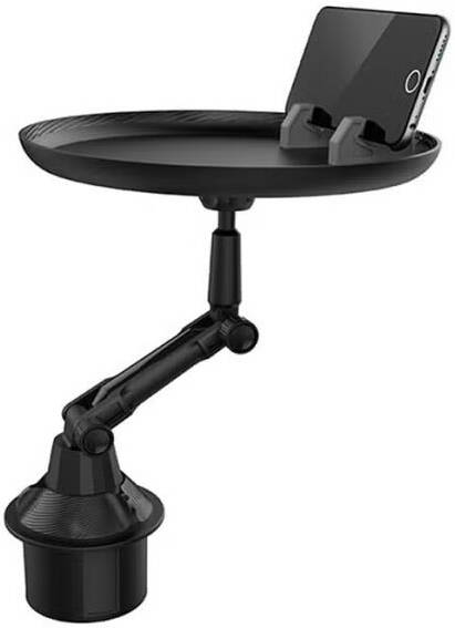 Earldom EH168 Car Tray Holder – Adjustable & Rotatable Multipurpose Car Table (Black)